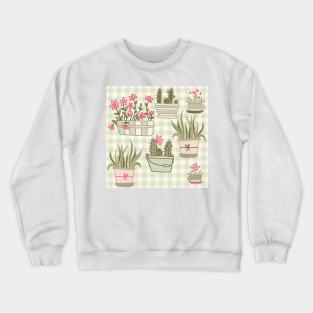 Cute hand drawn plants Crewneck Sweatshirt